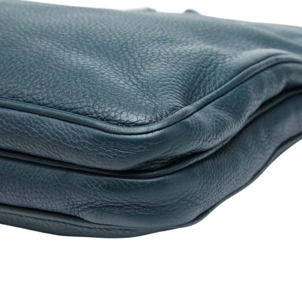 PRADA Blue Leather Shoulder Bag - Picture 4 of 8